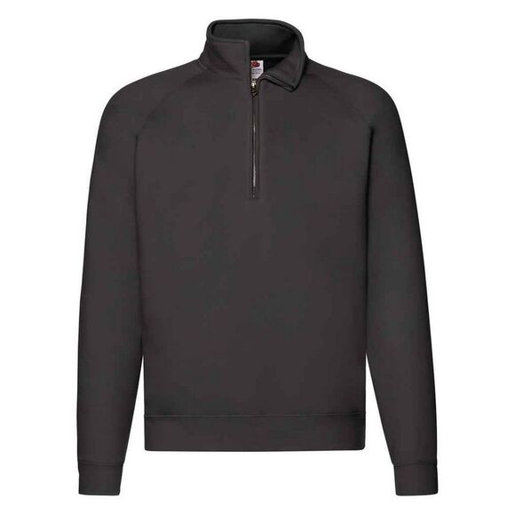 Fruit of the Loom MensPolycotton Sweatshirt / Black